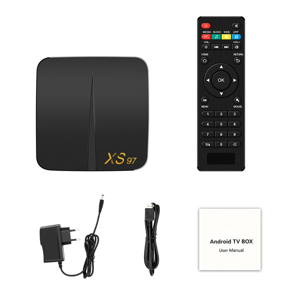 Wholesale Inventory XS97 4+32GB Android 11.0 H.265 HEVC 10bit HDR BT5.2 ip tv box With good service