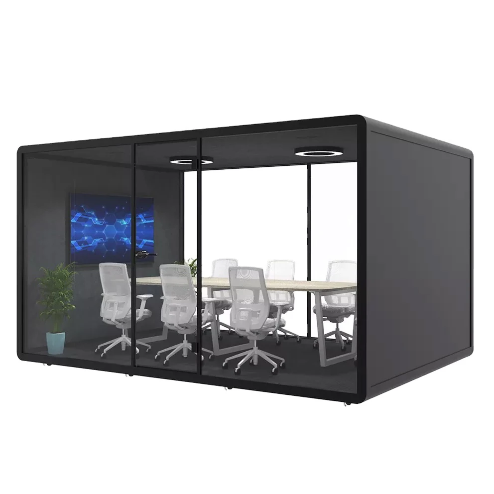 Multifunction Soundproof Office Pod portable acoustic meeting pod call booth Silent Cabin home backyard office pod