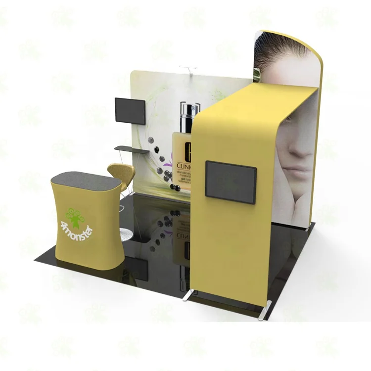 Hot sale aluminum portable  trade show standard exhibition booth 3*3 display stands