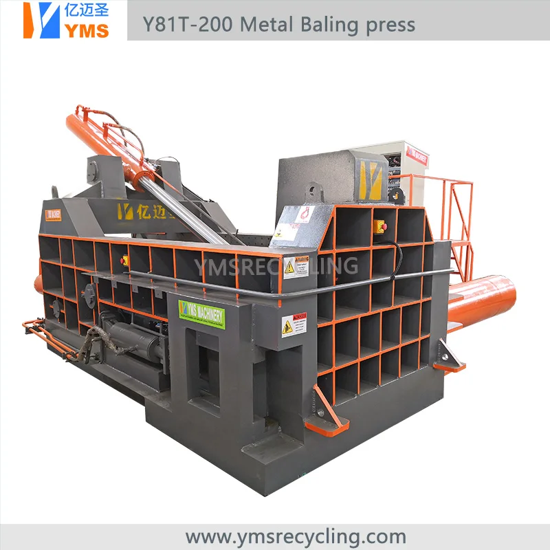 China Factory Sales Y81 Fully Automatic Horizontal Waste Scrap Metal Baler With Remote Control