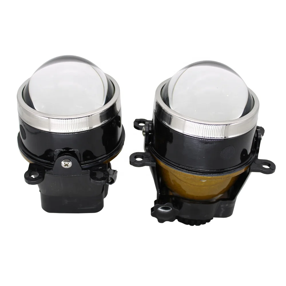 TAOCHIS Auto Car 3.0 inch Bi xenon Projector lens Fog light with high low beam Fog Lamp H11 lamps retrofit for Subaru ford mazda