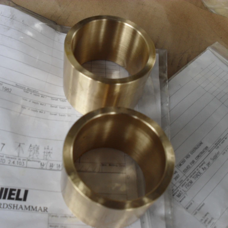 Injection Molded Machine Bronze Sleeve Bushing, Brass Bushing, Copper Flanged Bushing