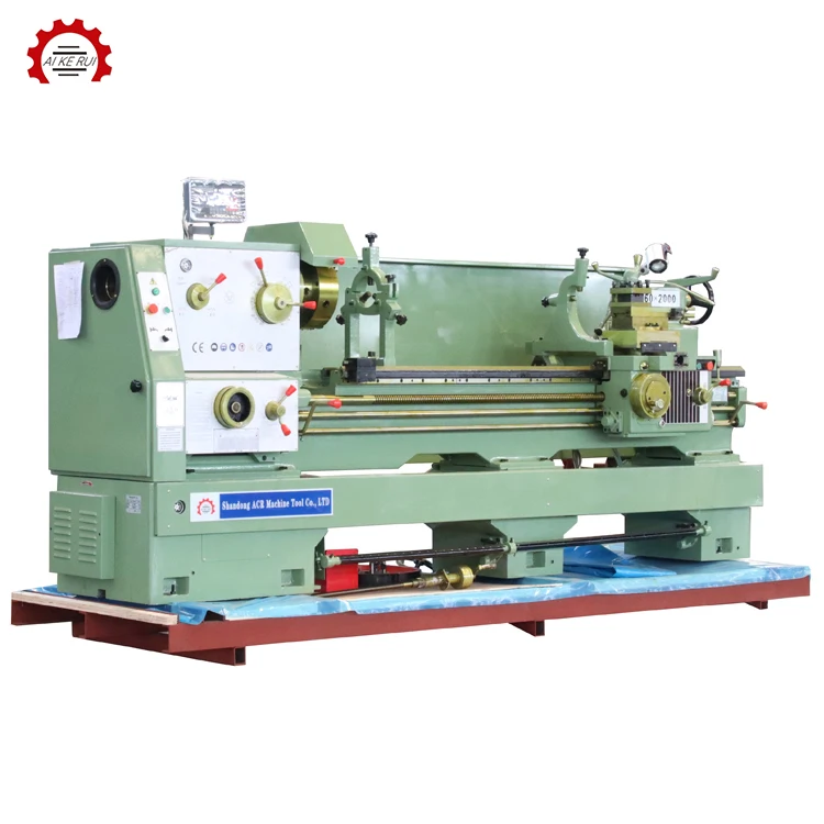 Hot selling Shenyang model horizontal manual metal lathe machine CA6161/CA6261 manual metal lathe machine spindle bore 80