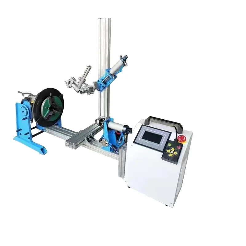 Horizontal Welding Turntable 50Kg Welding Positioner With Torch Holder