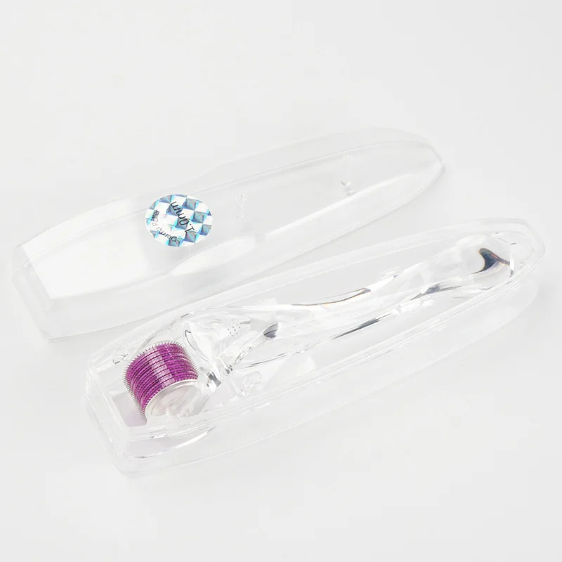 good quality led derma roller High quality beauty dermaroller derma roller 540 needle for hair regrowth facial roller kit