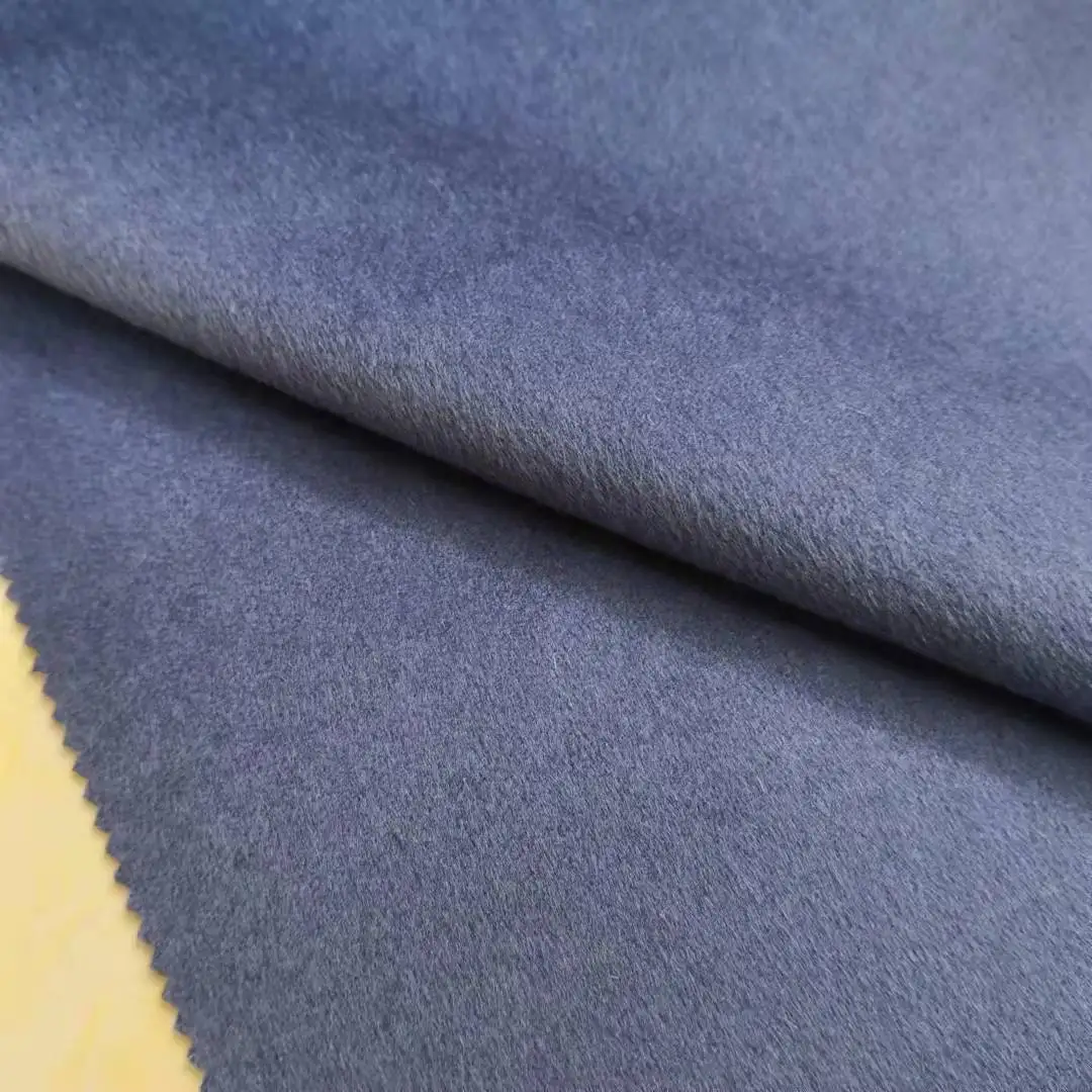 901052-20W126 pa5175  520g/m   BLUE  wool and cashmere  blended  farbir  single face