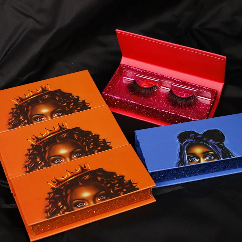 Free Shipping Super Fluffy Mink Fur Lashes Extra Dramatic Long Thick Curl Eyelashes Handmade Wispy Curly Mink Eyelashes