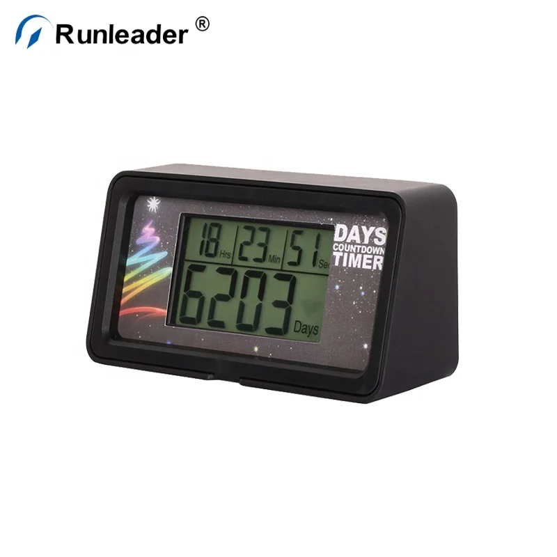Runleader Count Down Timers Digital Day Counter High Event Timer Indoor gift For Company Celebration Days Counter