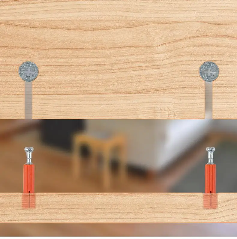 Zinc Alloy  Mini Fix Eccentric Cam Lock Dowel Fitting Screw Connector Cam Bolt Screw