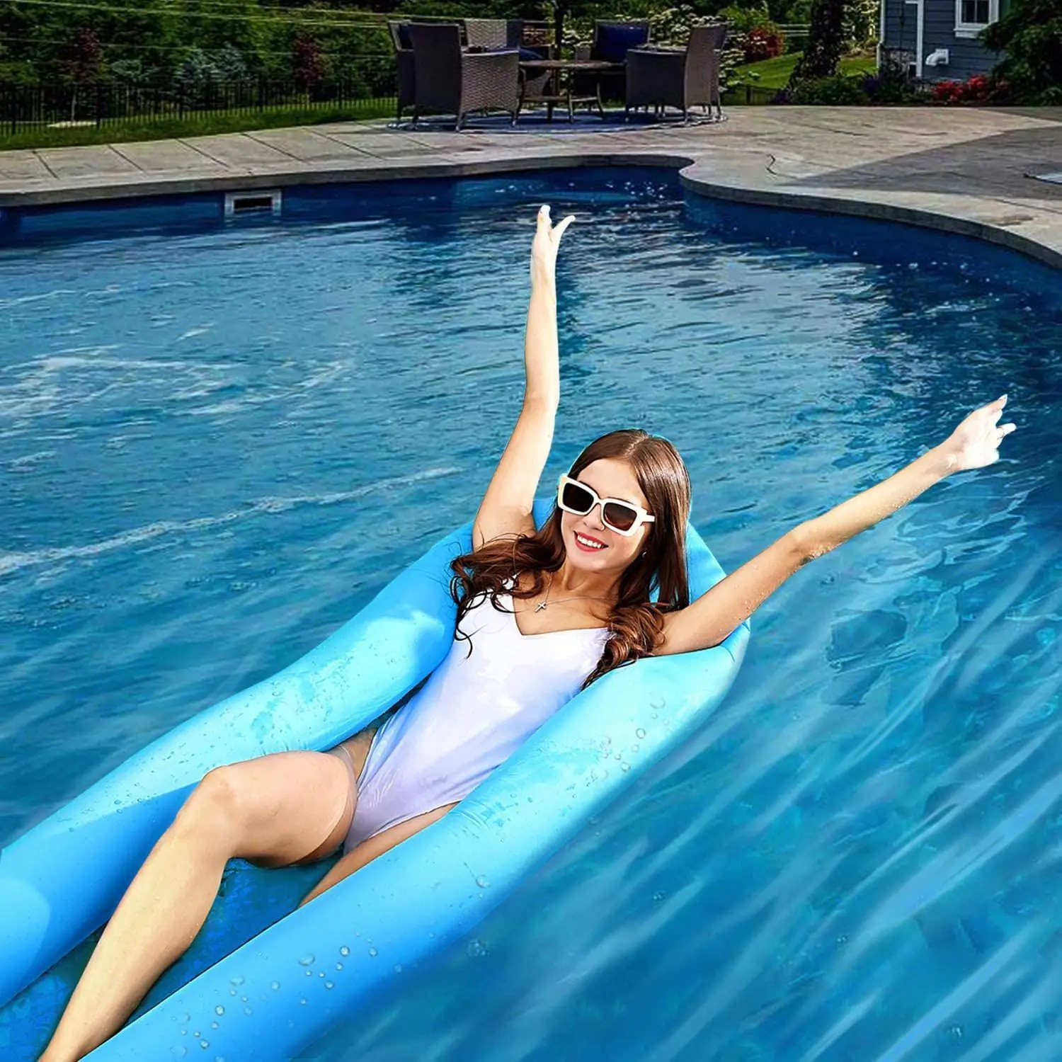 Floating bed swimming pool float hammock pool hammock pool float