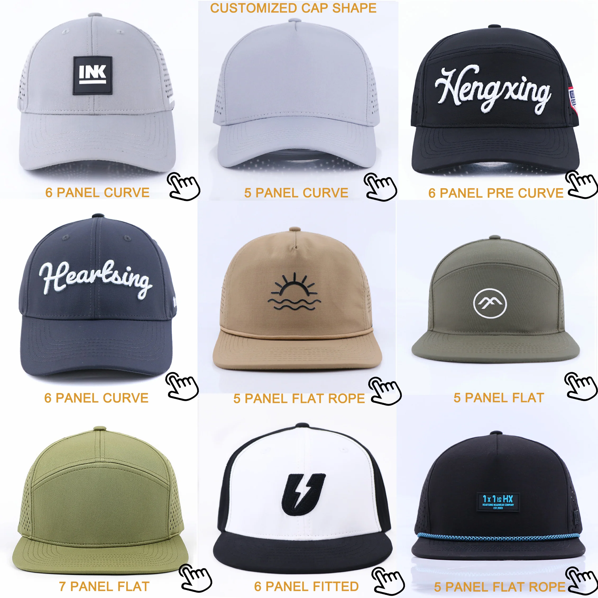 Bsci Breathable rubber waterproof Sport performance Mesh polyester Laser Cut Hole Perforated Golf Hat custom Blank baseball cap