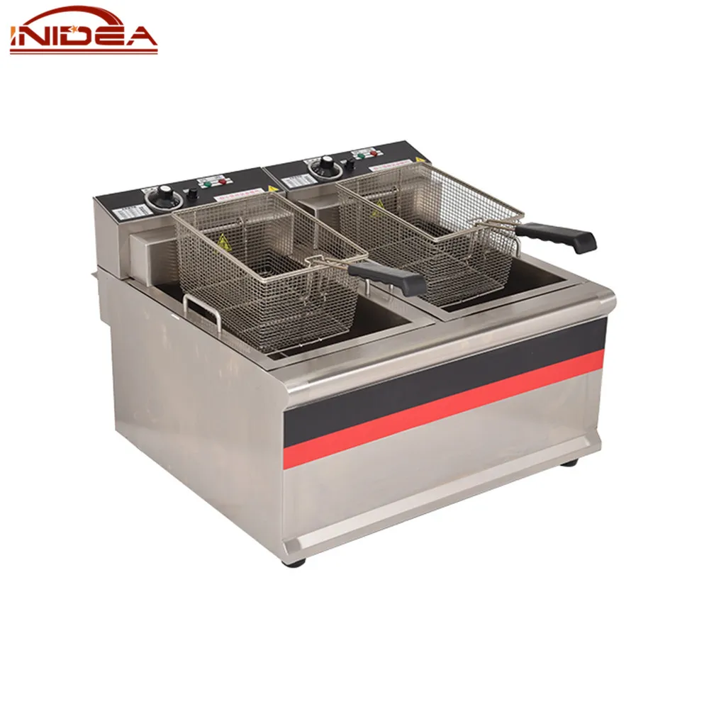 Restaurant Commercial Stainless Steel Countertop Electric Chicken Fryer Machine