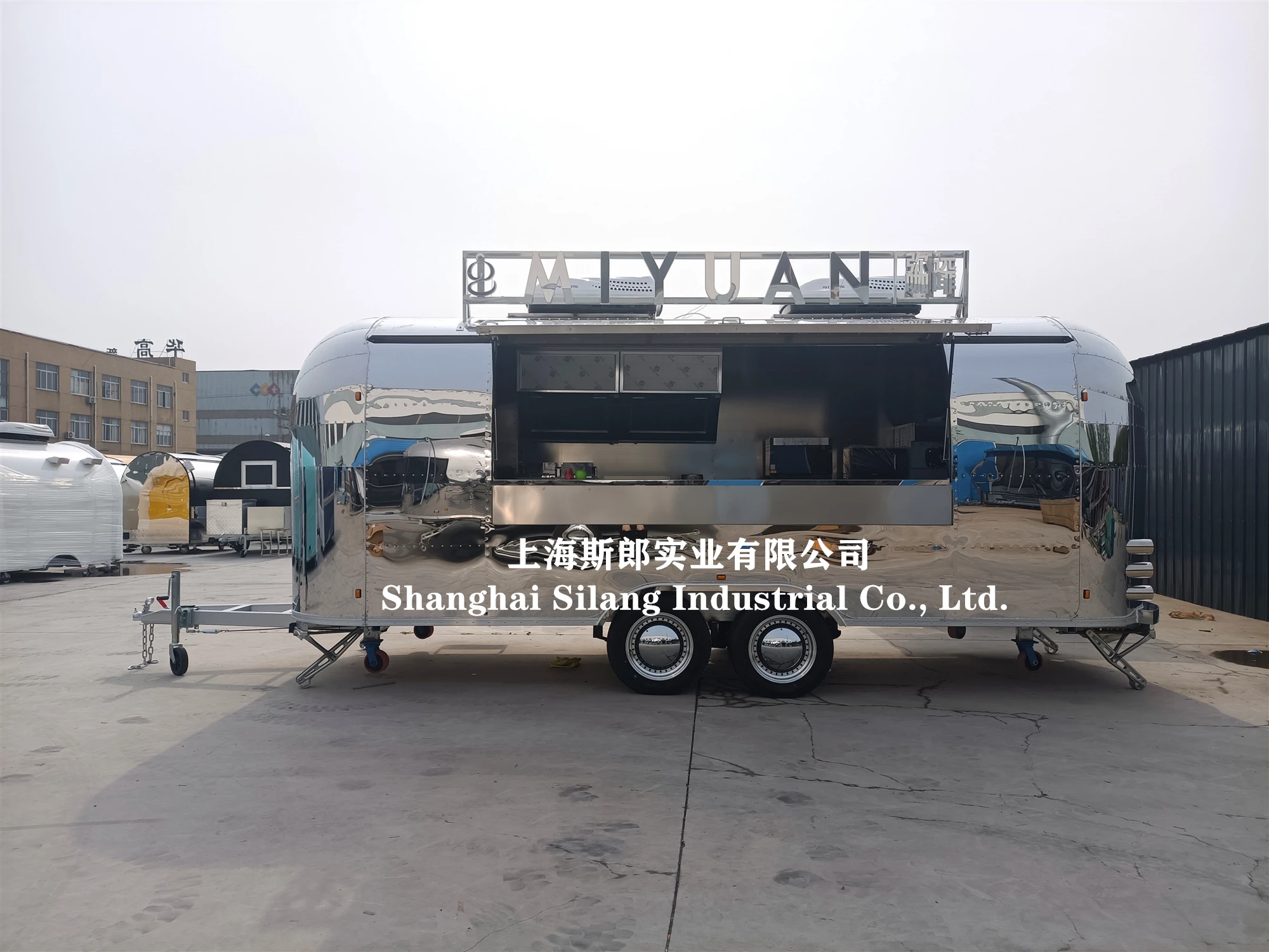 Грузовик для пищевых продуктов Airstream мобильный кухонный прицеп быстрого питания