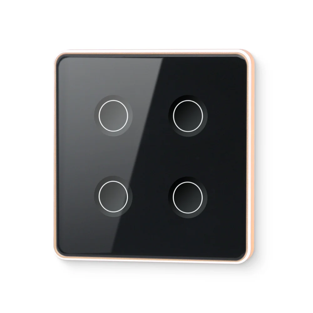 Tuya zigbee smart wifi light touch switch iot wireless remote control 1 2 3 4 gang domotica wall switches smart home system