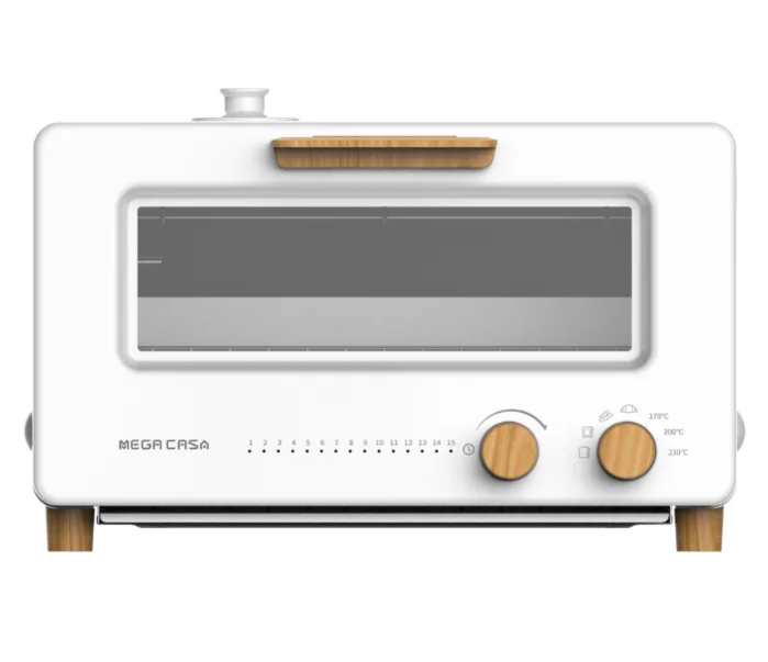 High Quality 10L Steam Oven Toaster Japan & Korea Style Hot Sale Elegant Stainless Steel Mini Electric Installation with Water