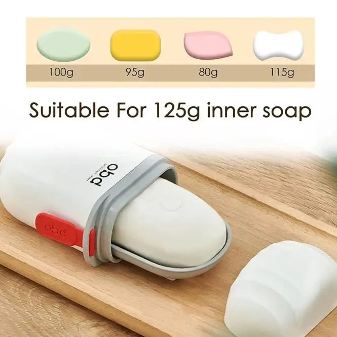 Creative waterproof soap storage container Bathroom outdoor hiking camping travel household soap dish