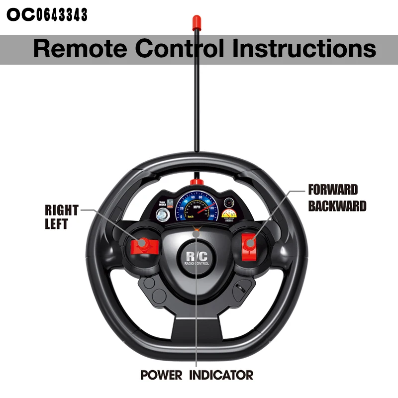 Interesting 4CH remote control rc ambulance toys for kids with sound light