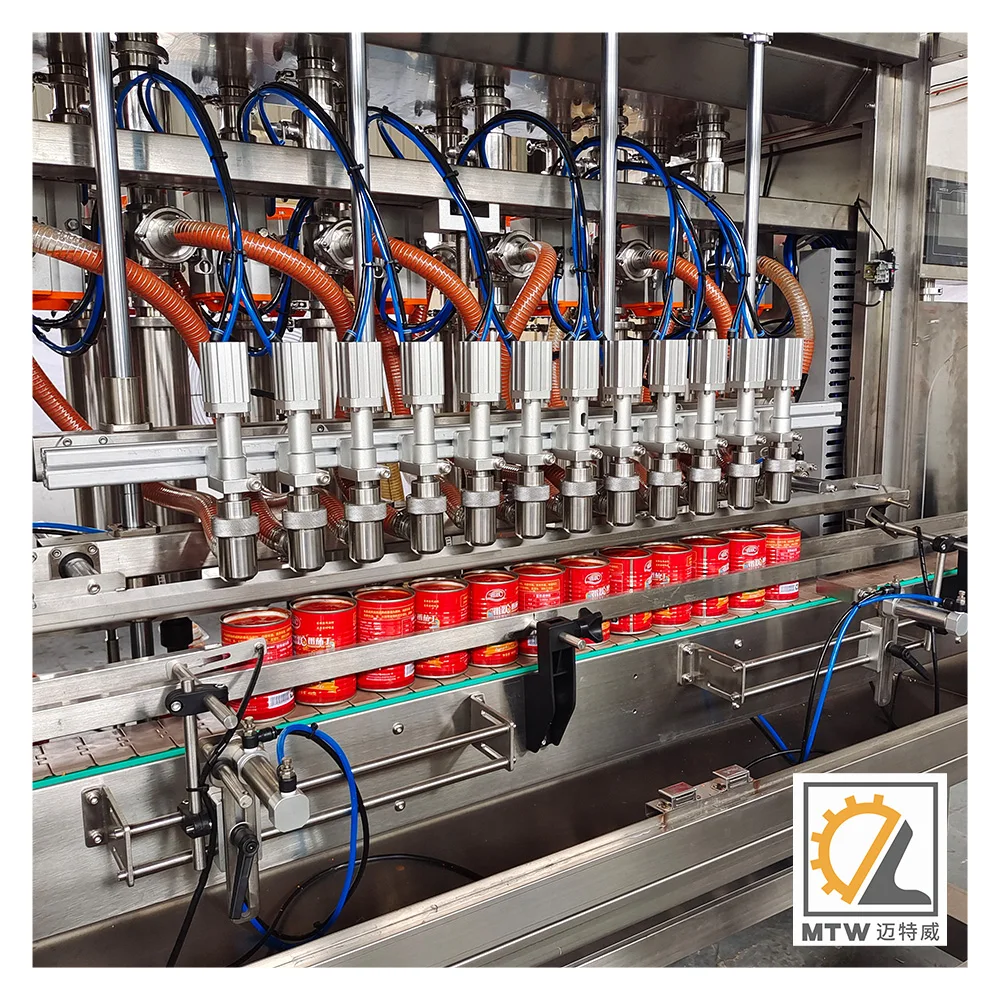 MTW salsa de mermelada tomate maquina de llenado y envasado