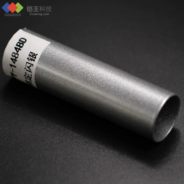 Top Coat Silver Powder Paint Clear Transparent Polished Powder Coatings for Metal Base