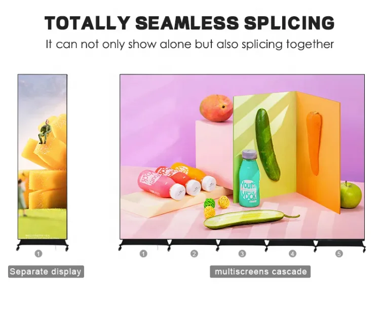 LED Video Wall Display Led Screen Indoor Poster P1.86 P2 P2.5 P3 Pantalla Led Banners Advertising Billboards