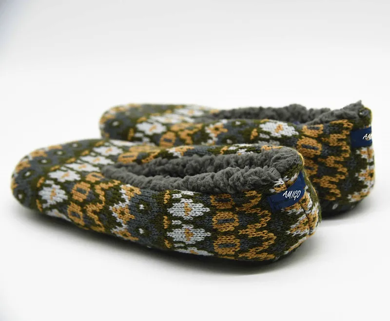 Adult unisex room socks indoor winter comfortable warm slipper shoes socks for bedroom