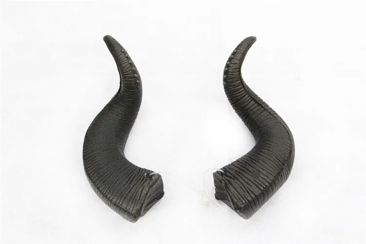 
Realistic Devil Demon Goat Small Beast Horns for Head Decoration OEM 