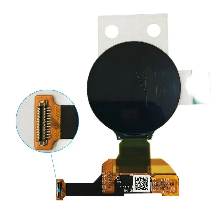 1 2 дюймов IPS 390*390 цвет OLED круглый экран дисплей модуль MIPI SPI интерфейс круг AMOLED TFT ЖК Панель