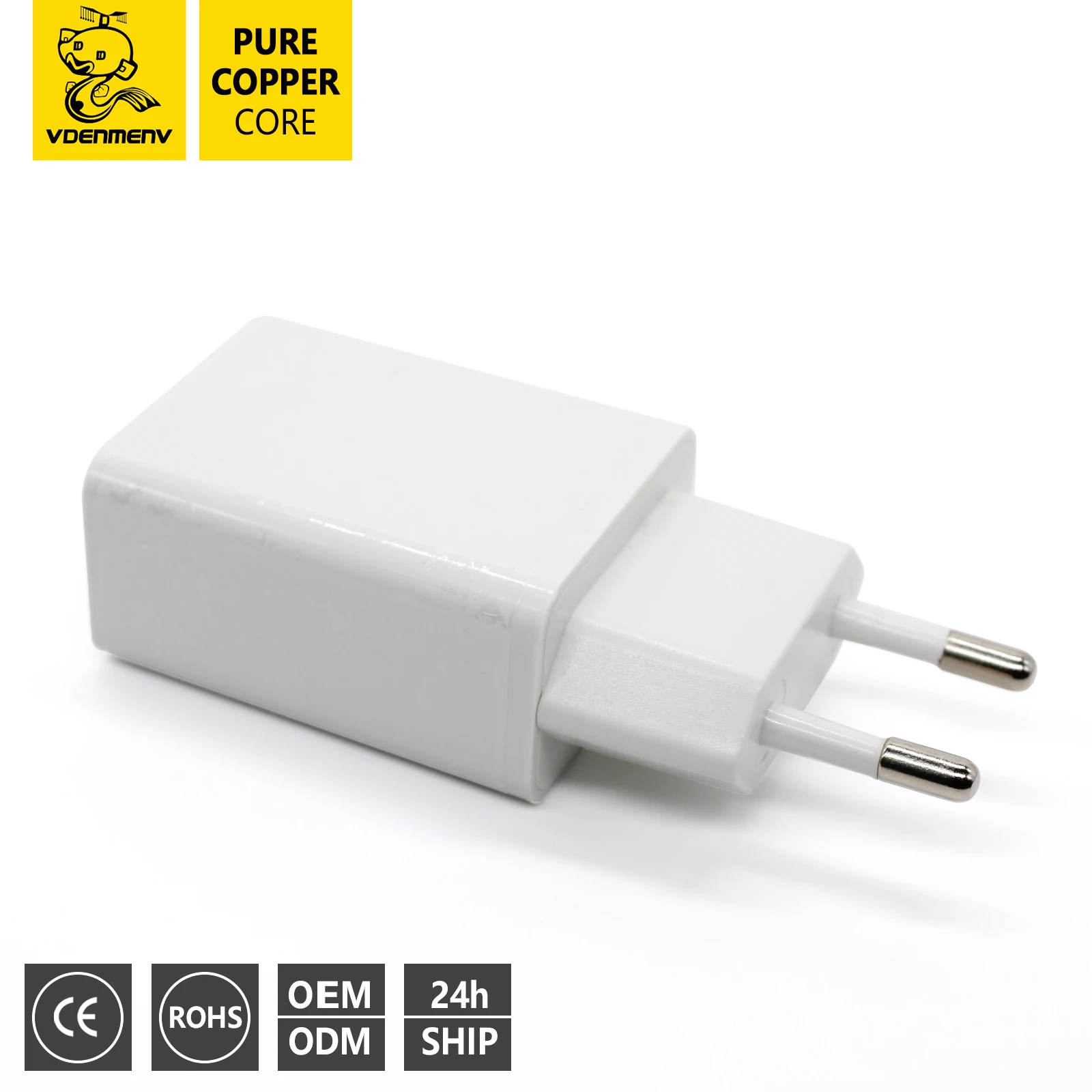Denmen OEM ODM charger phone with box package customized cargador usb adapter usb phone charger for mobile phone laptop