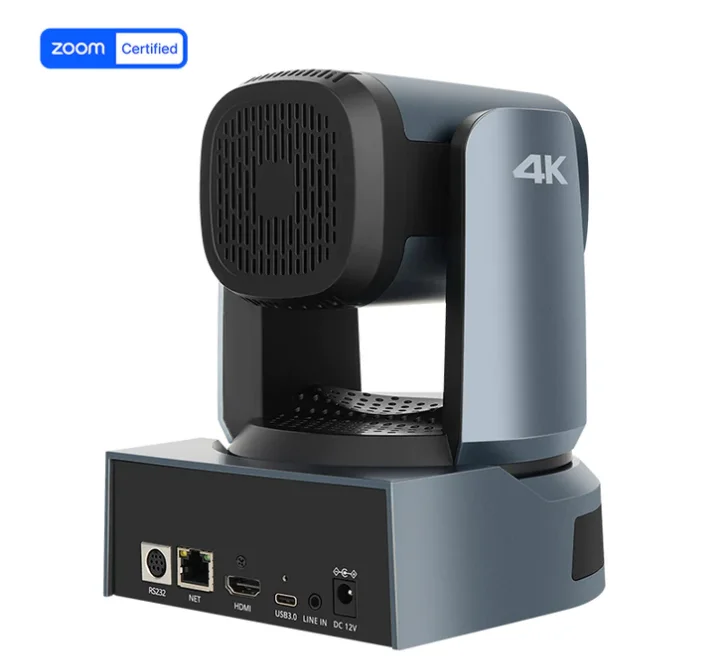 RC841U 4K PTZ Camera 12X Optical Zoom  16X Digital Zoom 80.8 Degree Wide Angle Lens  Full USB Interfaces