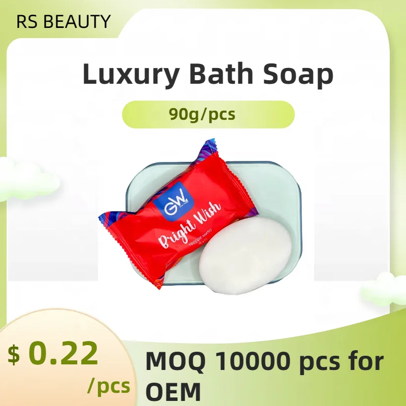 Soap manufacturers wholesale organic 90g bar soap good quality luxurious fragrance bathing soap