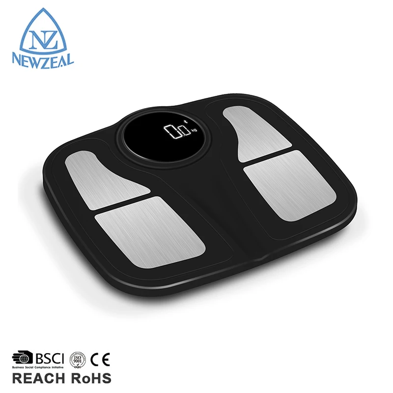 
Full ABS Plastic Design 180Kg Smart LED Digital Weight Blue Tooth Body Fat Scale 
