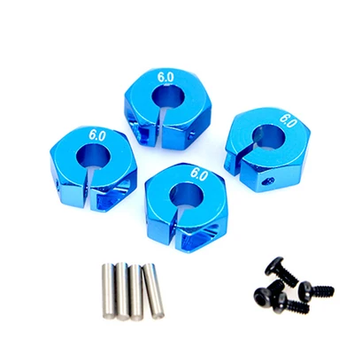 Adaptador de cubo hexagonal de rueda Universal de 12mm para HSP Sakura 1/10 escala RC deportes coche todoterreno coche bigfoot 5