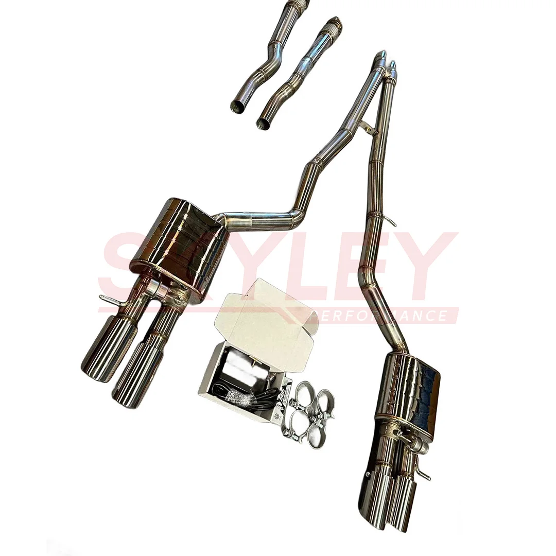 Выхлопная система SL Catbacks для двигателя Audi A8 4.2tdi D2 D3 D4 D5 S8 W12 2020 2021 2022 CatBacks