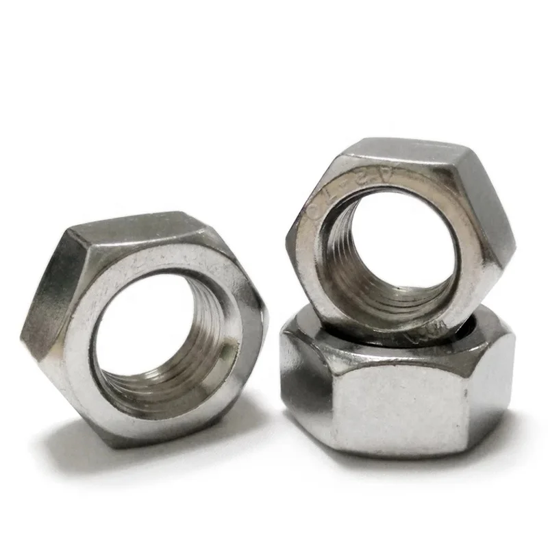 DIN934 Carbon Hex Nuts  M8 M10 M12Stainless Steel Hexagon Nuts
