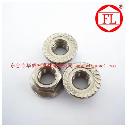 Hex flange nut