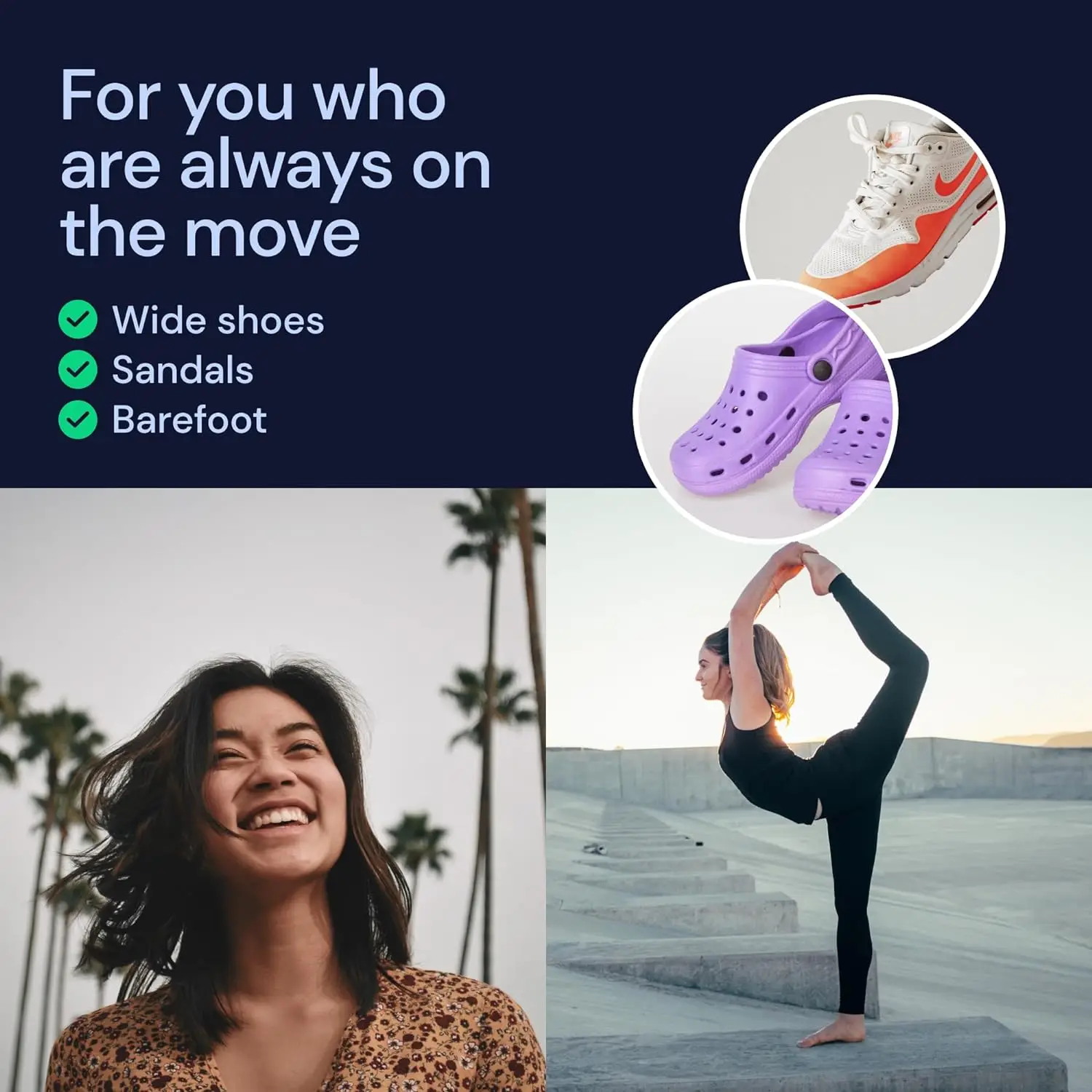 Toe Spacers Toe Separators for Overlapping Toes - Improved Silicone Bunion One-size for Women & Men