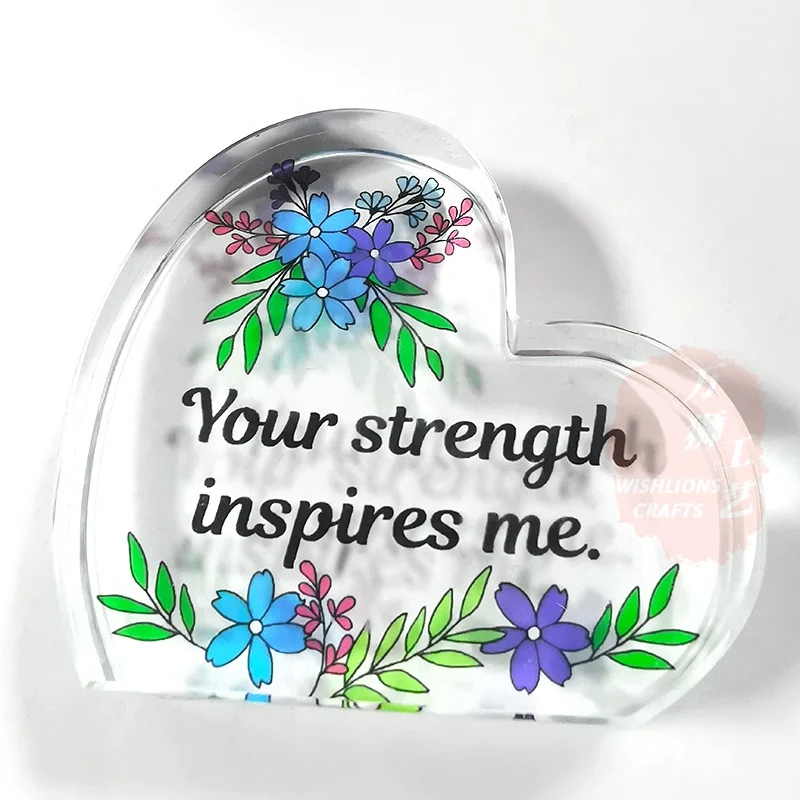 Wholesale Crystal Heart Shaped Glass Paperweight Custom Made K9 Crystal paperweight for souvenir gift CPW-01