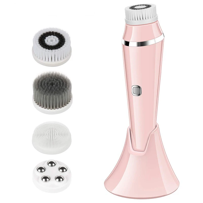 New Wireless Electric Cleaning Brush 4-In-1 Waterproof Private Brand Mascara Cleansing Brush for Men and Women
