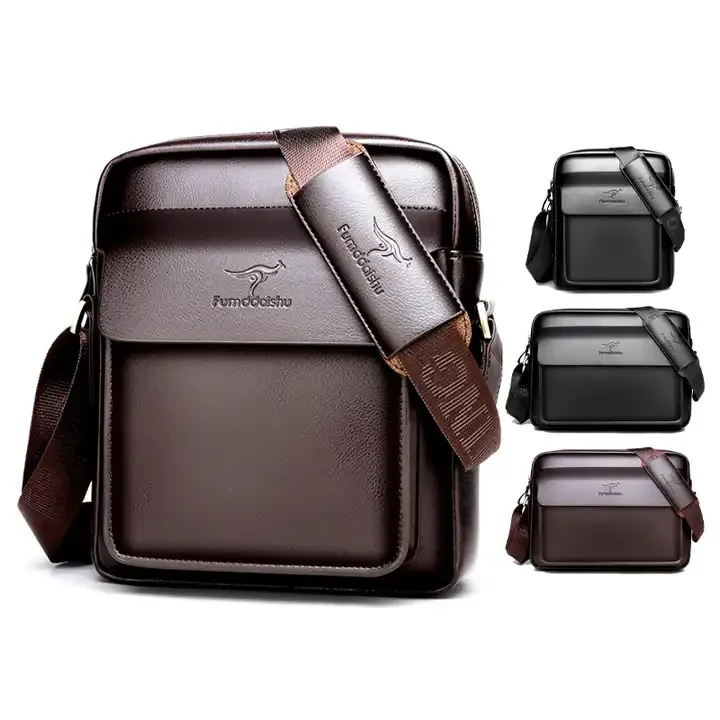 2020 classic design 8 10 inches waterproof PU leather crossbody sling messenger bag