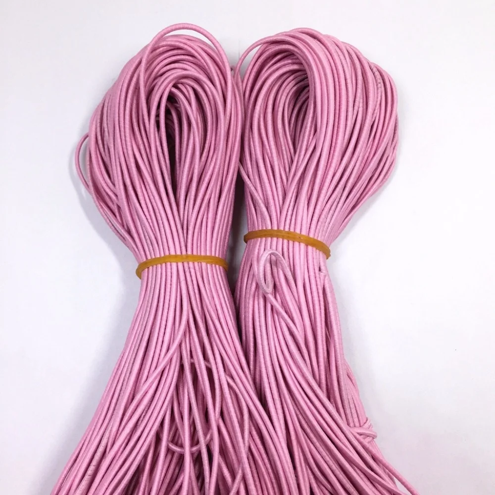 Оптовая продажа разноцветный полиэфирный эластичный шнур 3 мм от