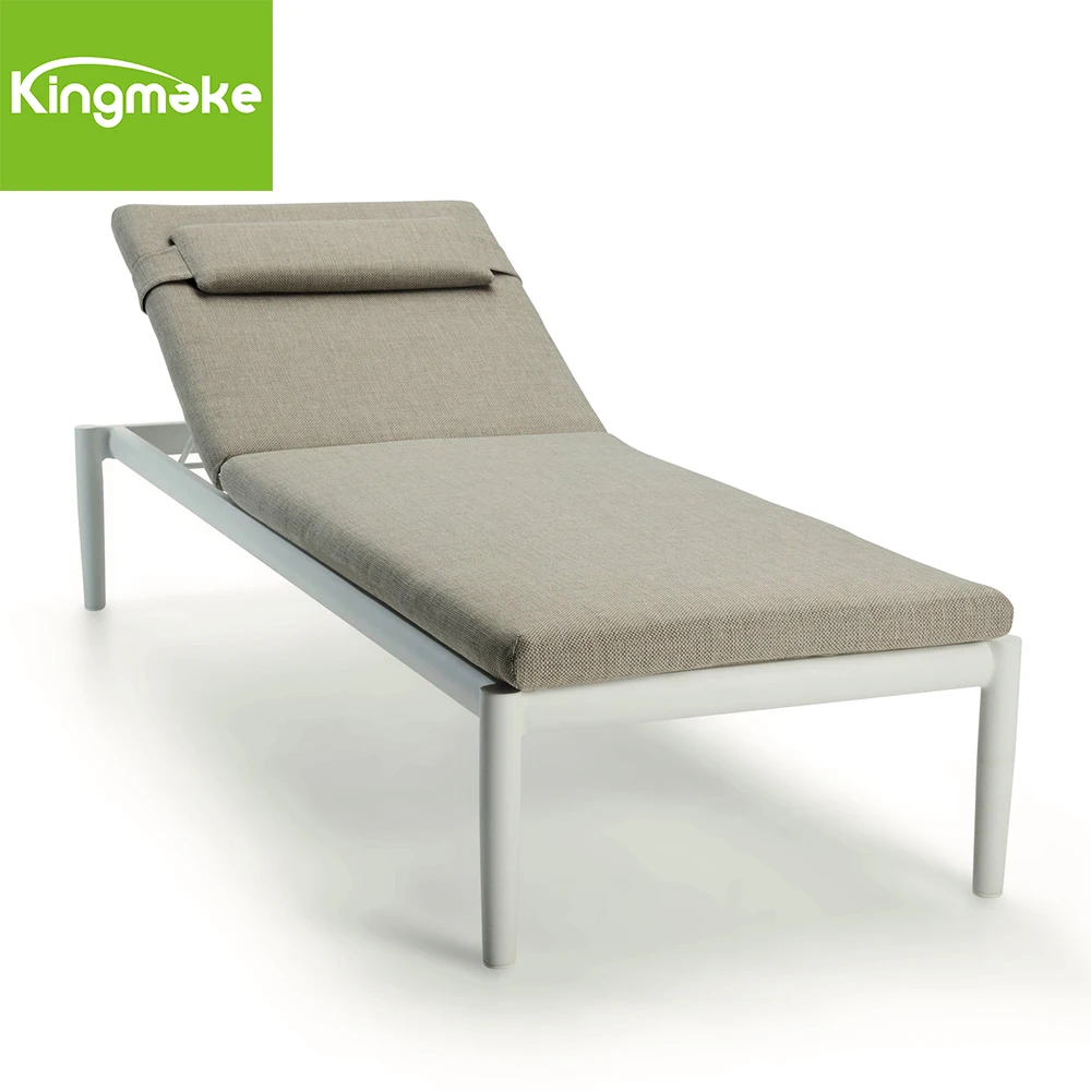 High Quality Folding Outdoor Pool Lounger Aluminum Frame Garden Patio Sun Loungers Swimming Pool Chair