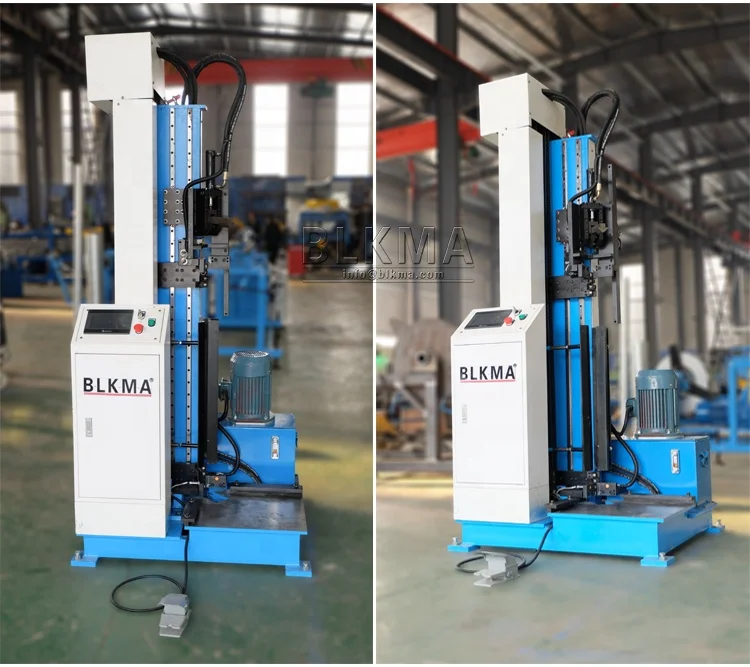 Blkma Factory Vertical Duct Seam Machine /Hydraulic Square Tube Lock Closer with High Quality
