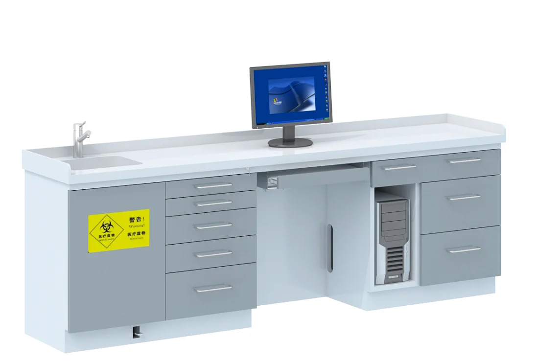 Hospital furniture customize dental desk medical furniture laboratory furniture front desk table nurse desk