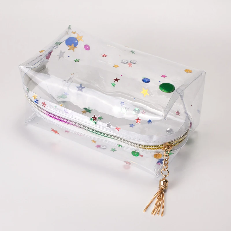 PVC makeup bags travel transparent cosmetic pouch PVC makeup bags custom for women1920712