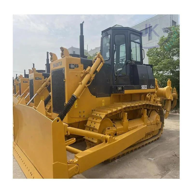 China Origin 160 220 320hp Second-Hand Earth-Moving Machine SHANTUI SD16 SD22 SD32 Used Crawler Bulldozer
