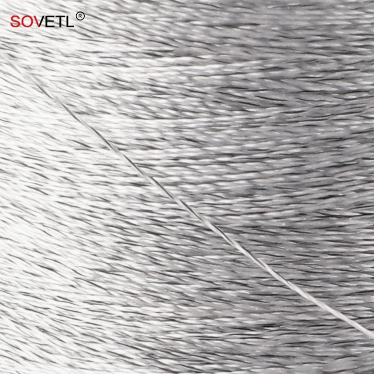 Carbon fiber twisted sewing 100D/3 Carbon Fiber Anti-static Thread Conductive Yarn