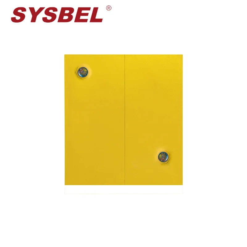 SYSBEL FM соответствует стандарту OSHA 19 галлонов л желтый 2 двери нижний счетчик шкаф для безопасного хранения легковоспламеняющихся химикатов