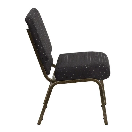 Cheap black church chairs wholesale for sale