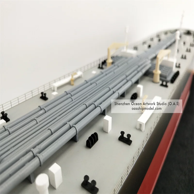 O.A.S Manufacturer High Quality Ship Model Business Gifts Cargo Boat Models  Custom 65cm HUA SAN OIL/ GAS TANKERS