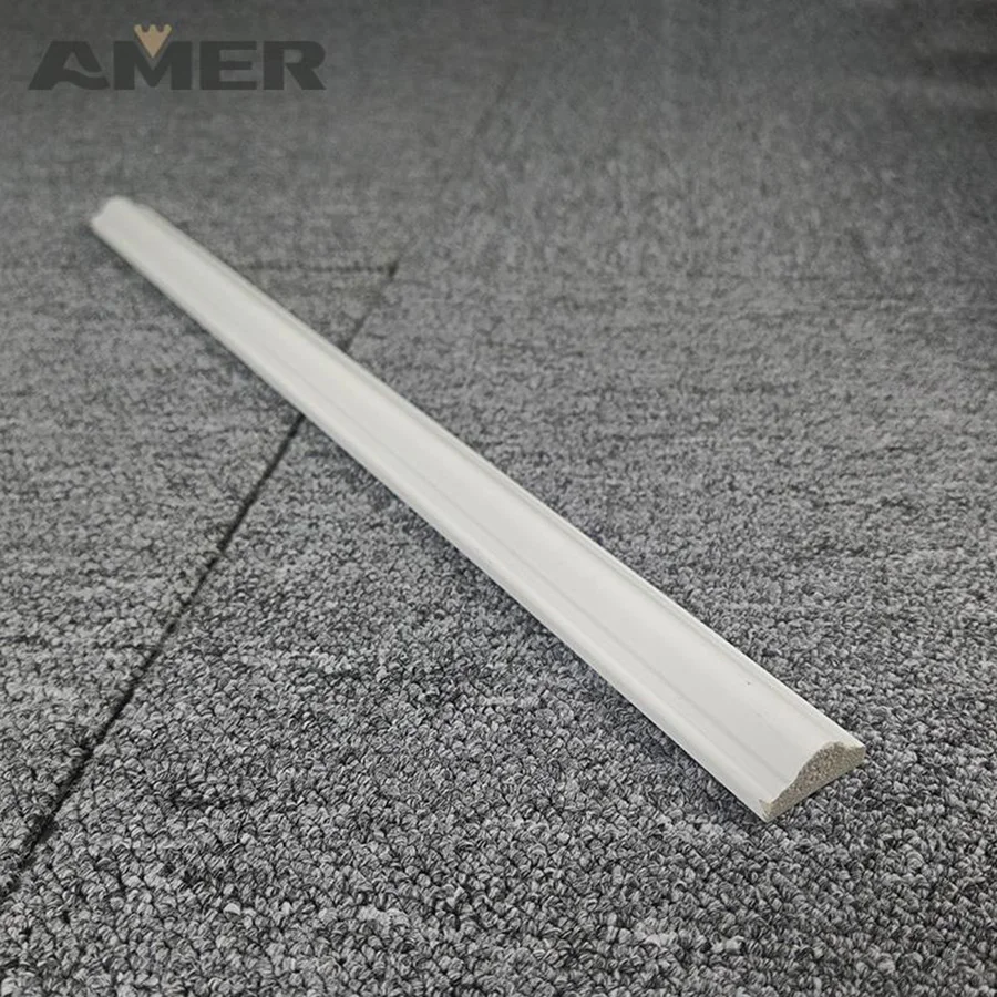 Aer OEM shadow line ps Белая настенная пластиковая Гибкая плинтус деревянная